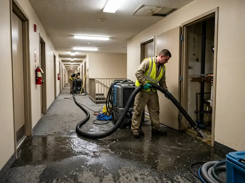 multi-unit-apartment-hallway-f-005 — frequently asked questions, Emergency Burst Pipe Water Extraction & Removal in Olive Br…